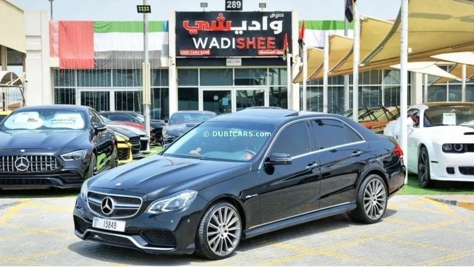 Used Mercedes-Benz E 350 2020 UAE Dubai Red Interior Full Option Full Kit E63 AMG