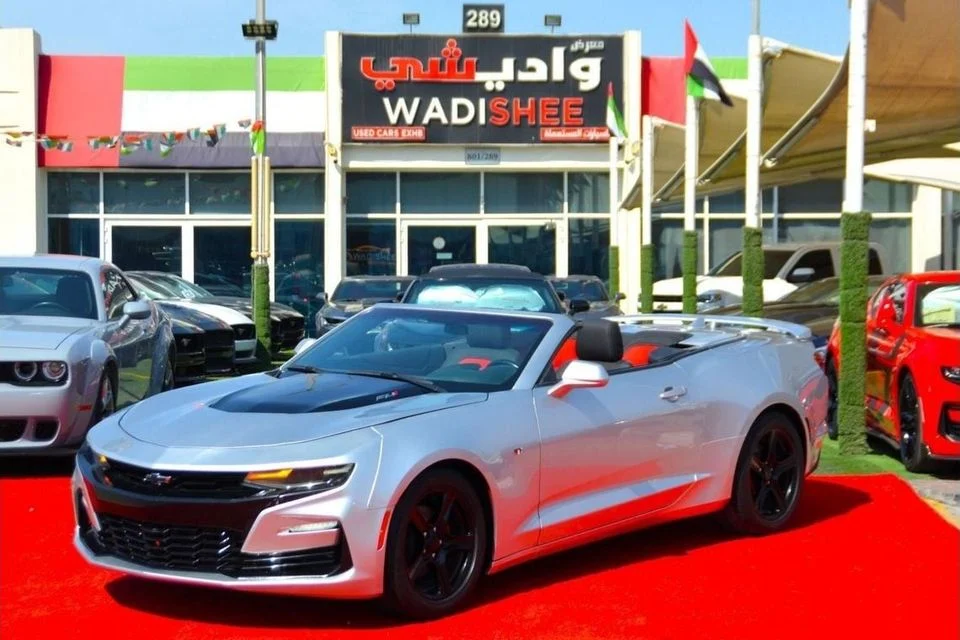 Used Chevrolet Camaro 3LT 3.6L Convertible 2022 UAE Dubai Red Interior ZL1 Kit