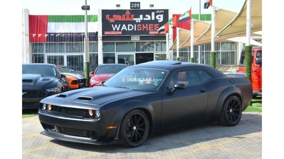 Used Dodge Challenger R/T UAE Dubai 2020 – Matte Black | Powerful Muscle Car