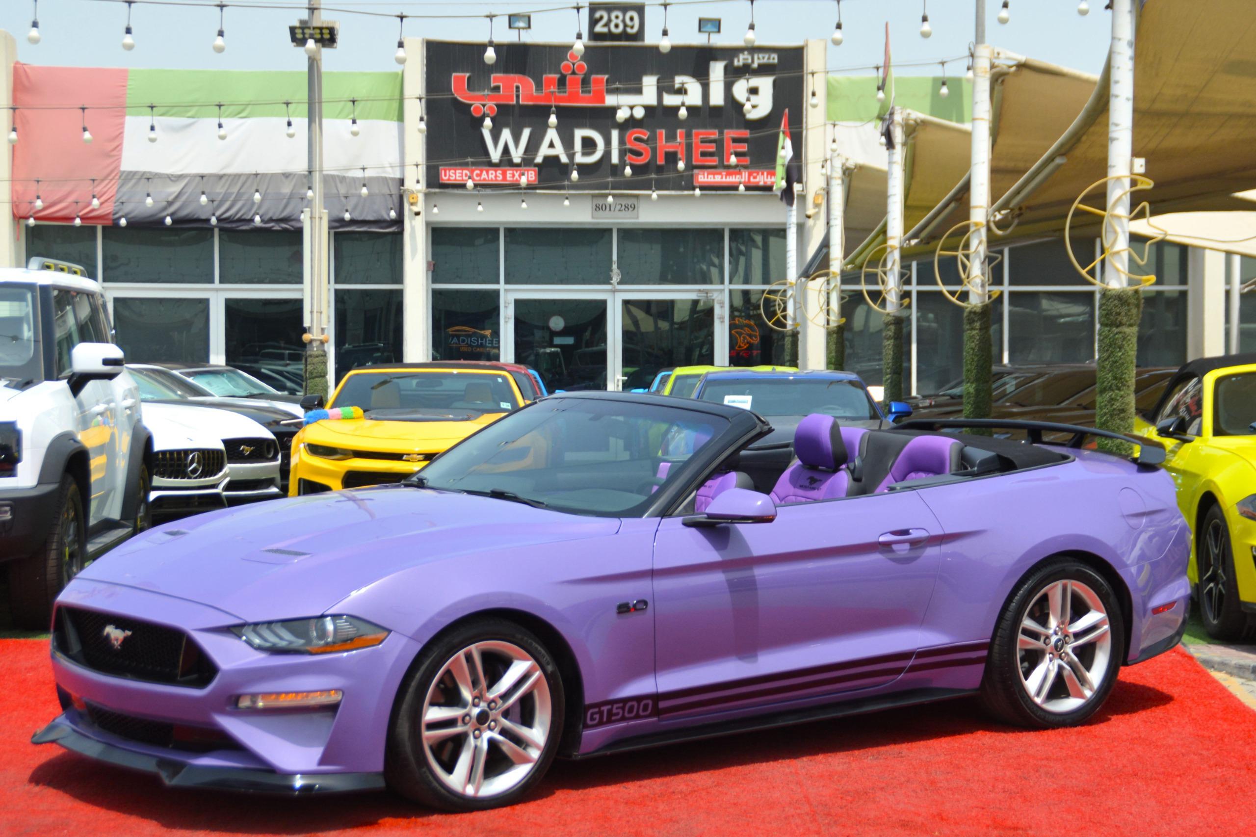 Used Ford Mustang GT Convertible UAE Dubai 2019 – Purple V8 5.0L Muscle Car
