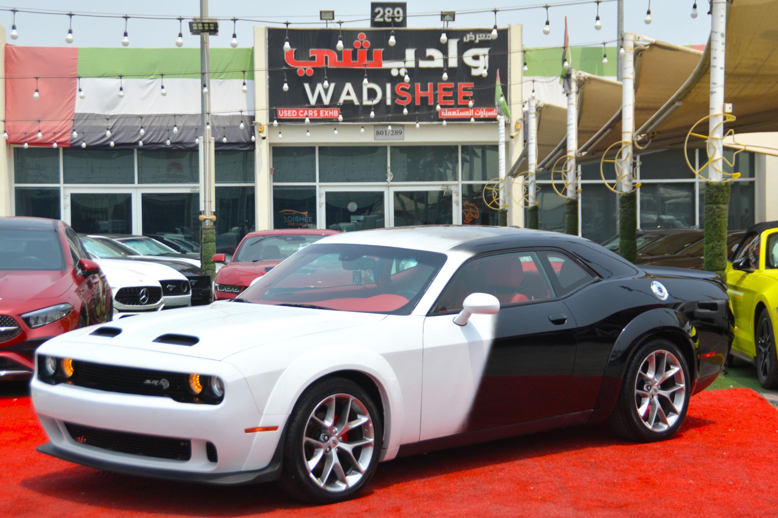 Used Dodge Challenger GT 2022 UAE Dubai - Black & White Full Wide Body