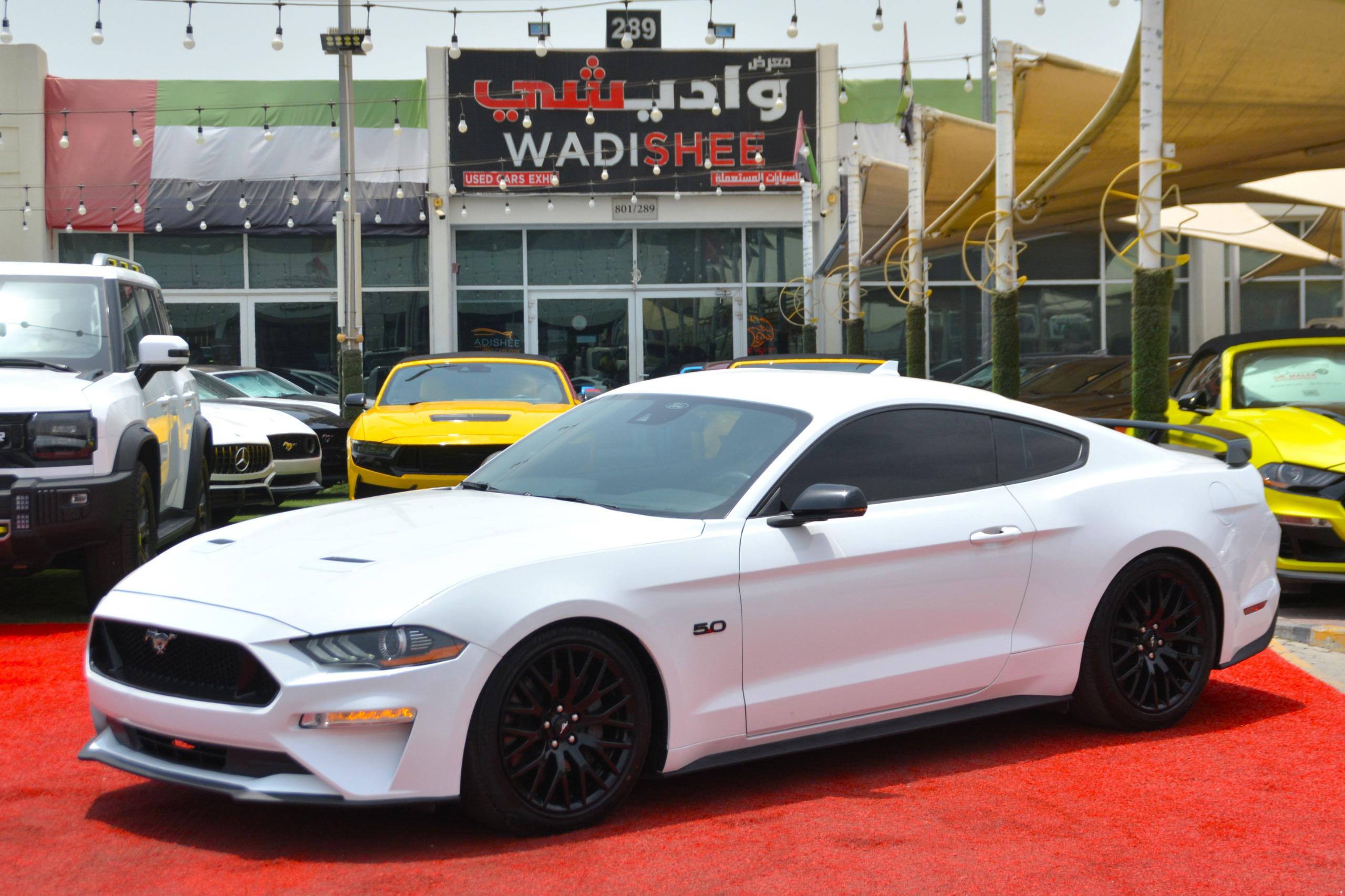 Used Mustang GT 2022 UAE Dubai V8 5.0L Premium Full Option