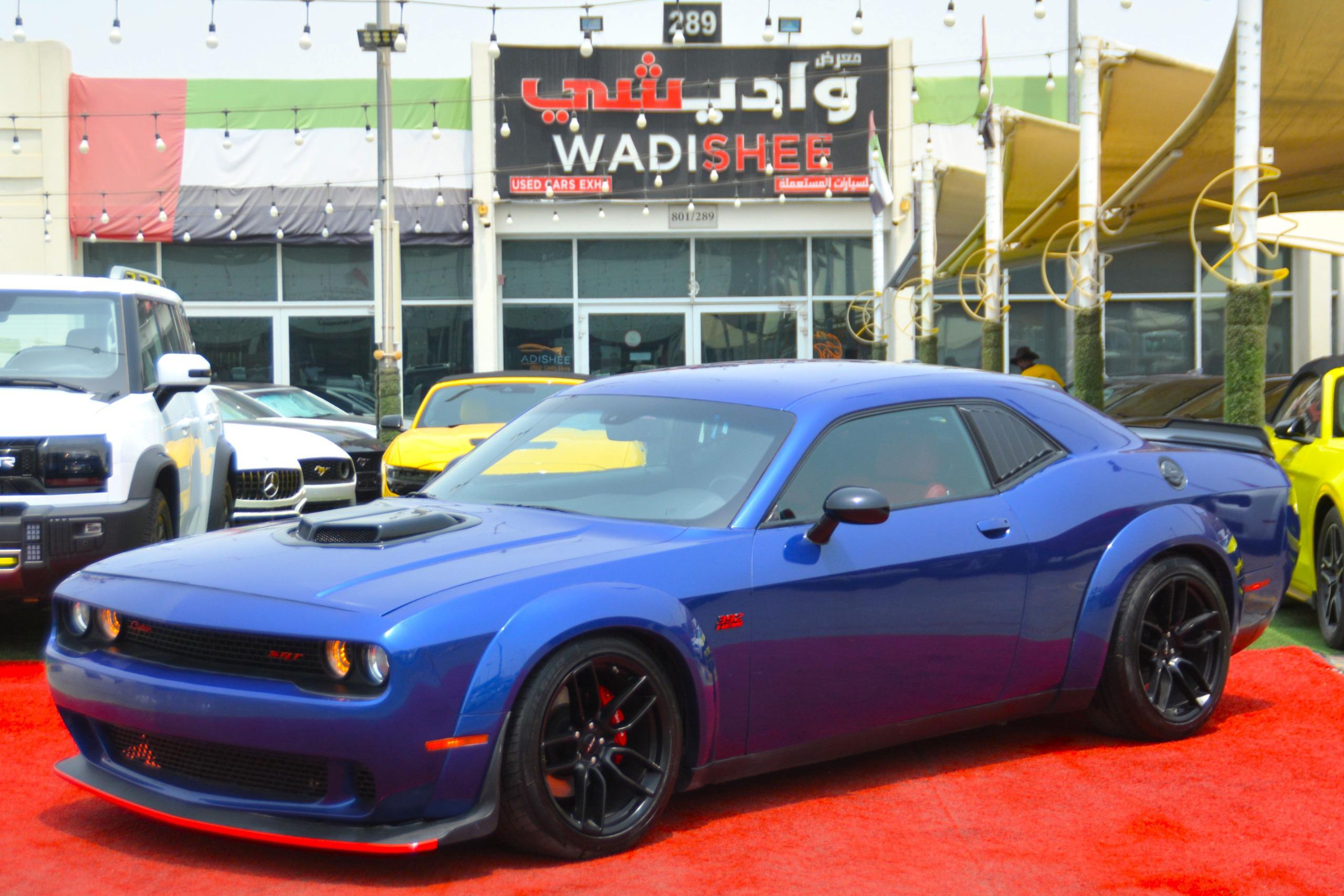 Used Dodge Challenger R/T 2022 UAE Dubai - Blue Full Kit SRT 0229