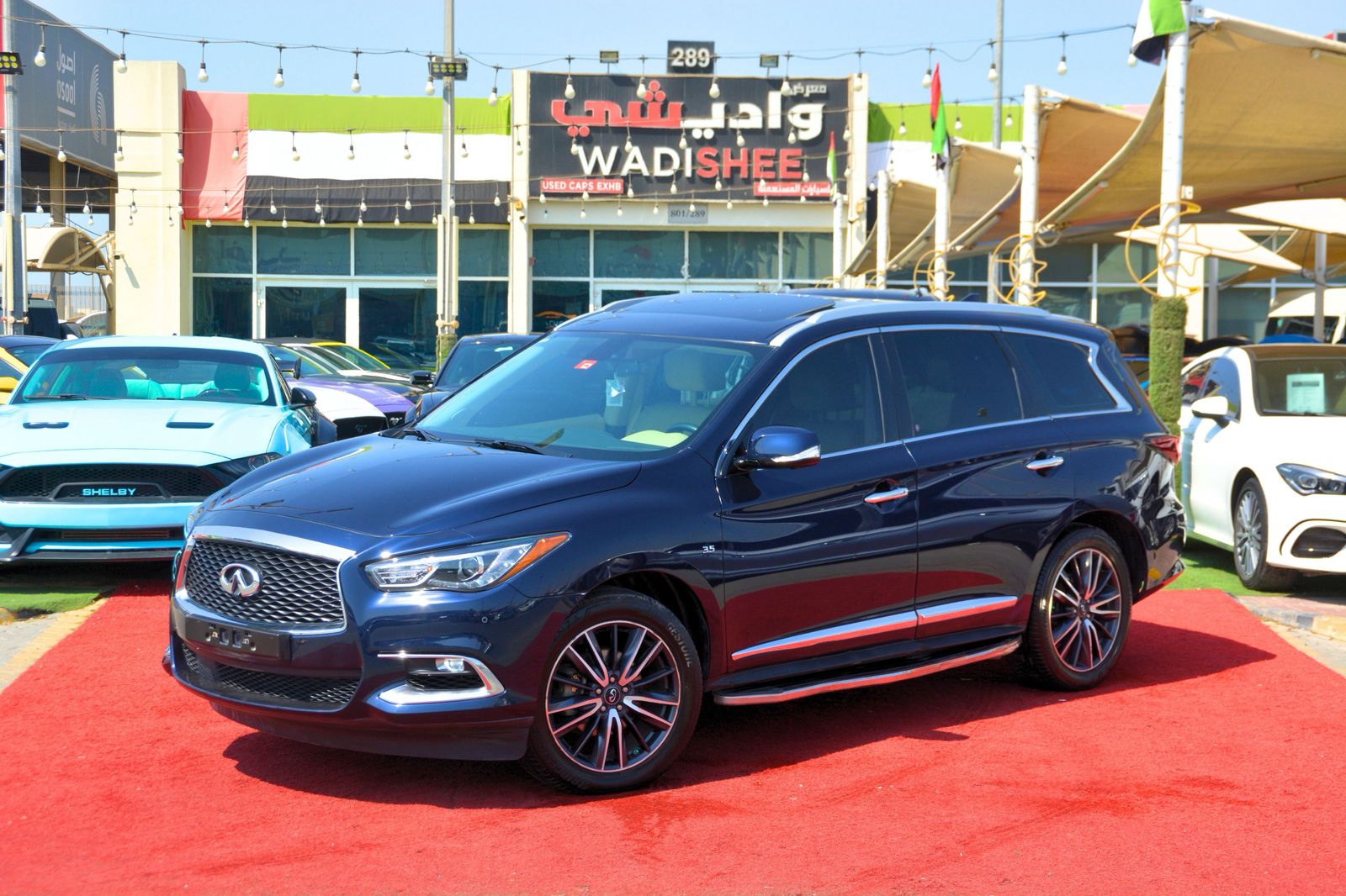 Used Infiniti QX60 2019 UAE Dubai Blue – Luxury, Comfort, and Power